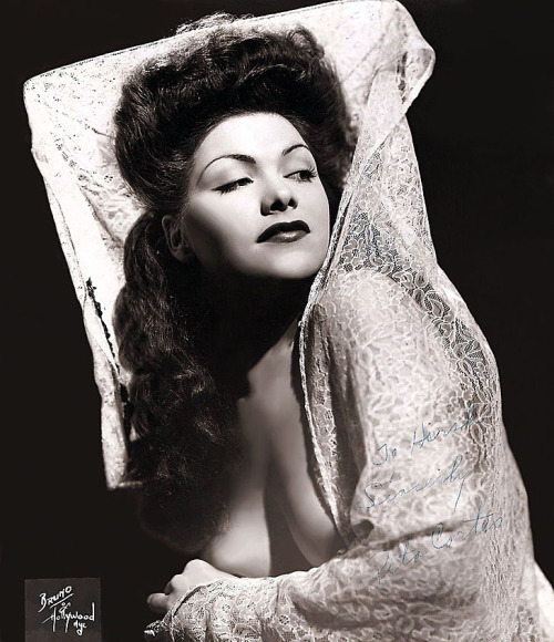 Sex Rita Cortes Signed vintage 50’s-era promo pictures