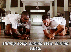 thegoddamazon:  samwiseg: Bubba: Have you ever been on a real shrimp boat? Forrest Gump: No, but I’ve been on a real big boat.  FINALLY. THE GIF SET WE’VE ALL BEEN WAITING FOR. 