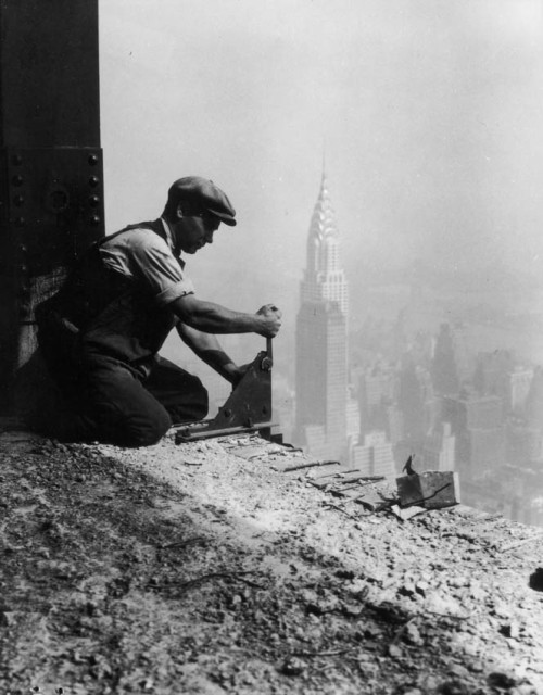 The Empire State Building, 1930s byLewis Hine