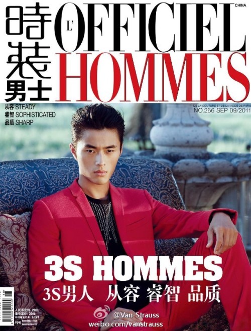 mycemyce: Zhao Lei for L’Officiel Hommes China No.266 September 2011.
