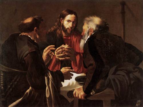 historyofbaroqueart: Supper at Emmaus by Hendrick Terbrugghen Date: 1621