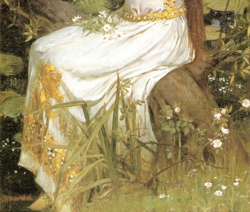 n-iaise: detail of Ophelia by John William Waterhouse (1894)