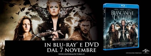 swswath:
“ #SWATH - La leggenda della più Bella del Reame è in Blu-Ray e DVD dal 7 novembre!
“  Biancaneve e il Cacciatore diretto da Rupert Sanders, con Kristen Stewart, Chris Hemsworth e Charlize Theron.
” ”