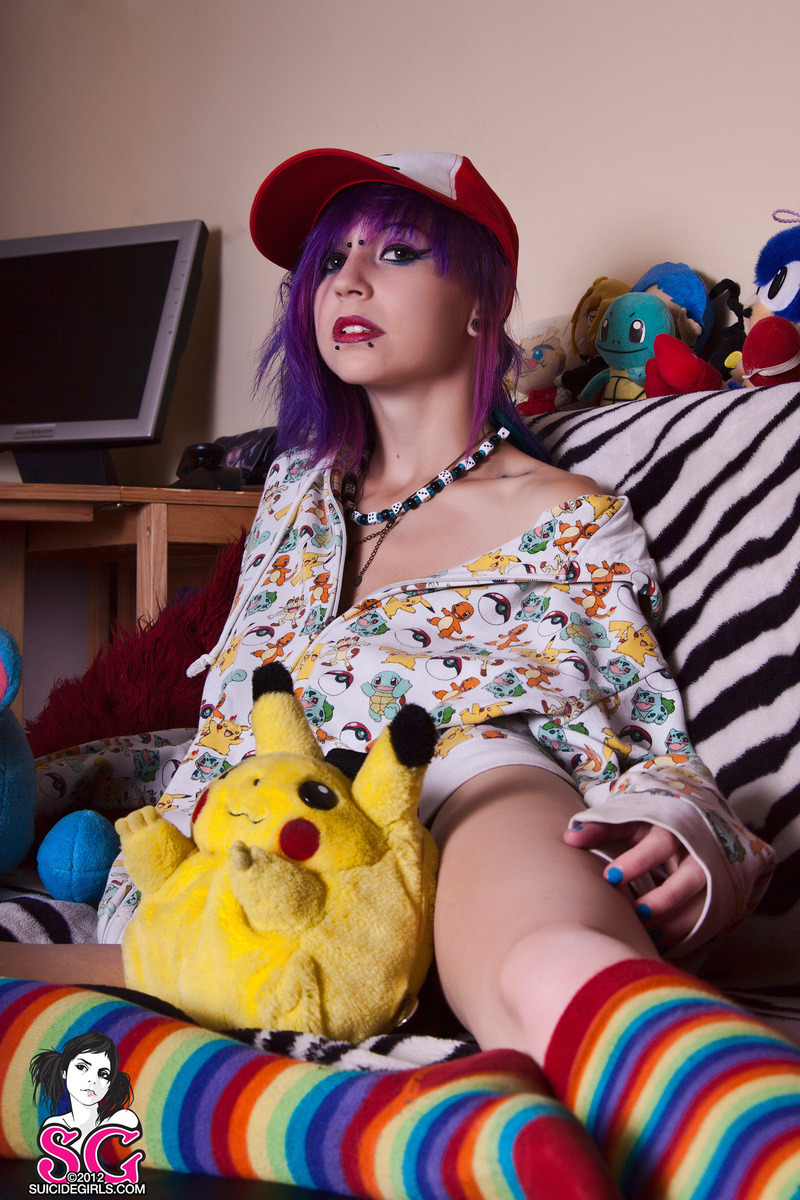 thedarksideofgruff:  Cheska - Playing Games Click Here For More Suicide girls 
