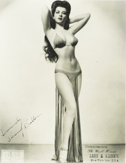 Salutetheclassics:  Burlesque Dancer Sherry Britton, C. 1940’S 
