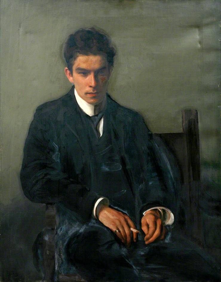 Charles Sims, Alan Gordon MacWhirter, 1903, Oil on canvas, Royal Cornwall Collection,