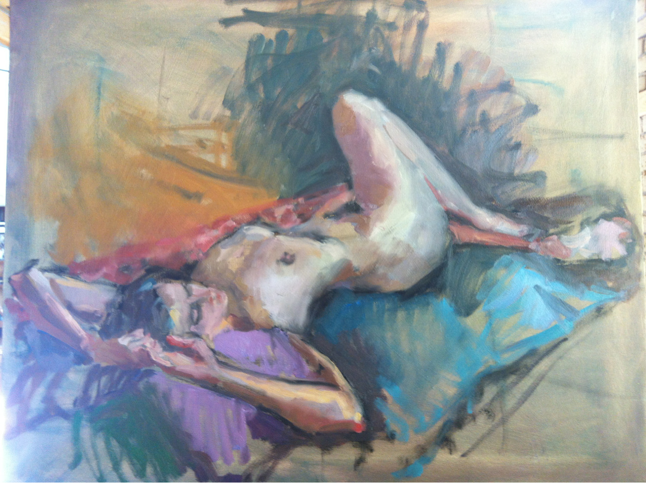 3 hour pose from this afternoon.