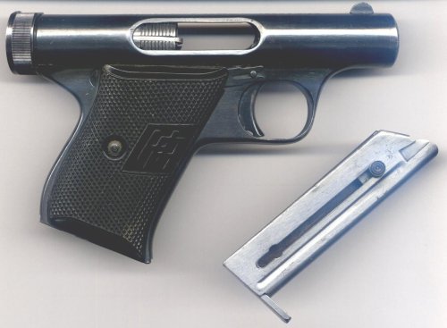 Hafdasa CriollaA simple blowback .22LR pistol, the Criolla has one very special element to its desig