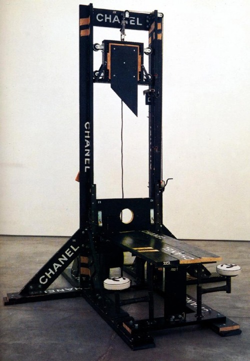 defutura: Tom Sachs’ Chanel guillotine