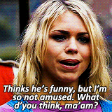 expelliarmus:  Doctor Who meme: SIX COMPANIONS [1/6]“Rose Tyler, defender of the Earth.” 