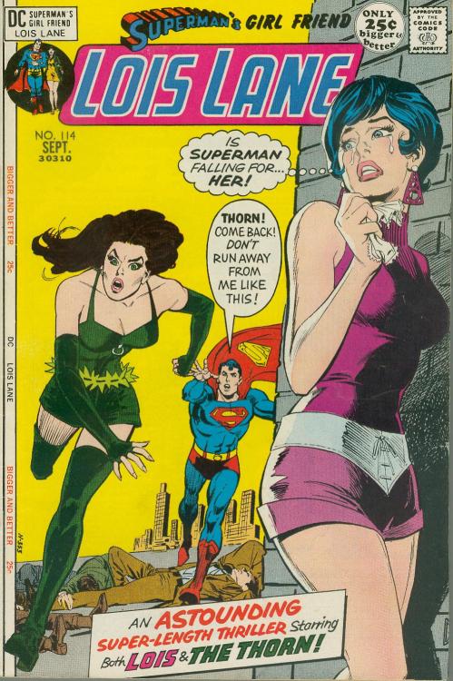 comicbookcovers: Superman’s Girlfriend, Lois Lane #114, September 1971, cover by Dick Giordano