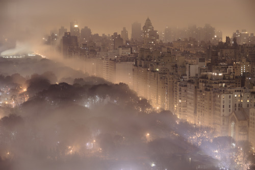 downtowndistrict:  New York at Night (by JC Richardson)