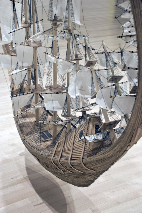 ficklefandoms: Tim Hawkinson - Mobius Ship (2011) oh this is neat