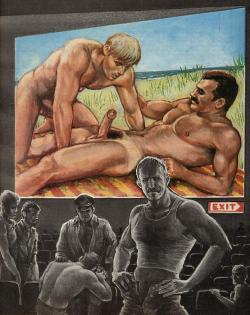 Gay-Erotic-Art:  I’ve Already Done A Series Devoted To Men Looking At Other Men