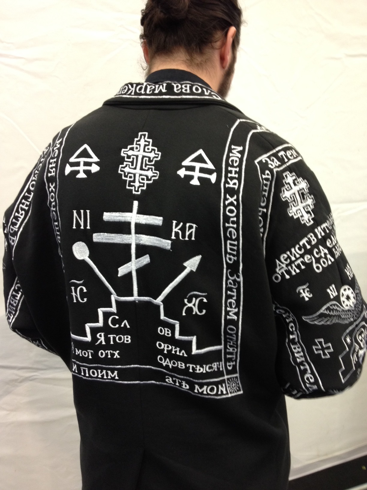 tattydevine:  Back view of the incredible KTZ jacket. 