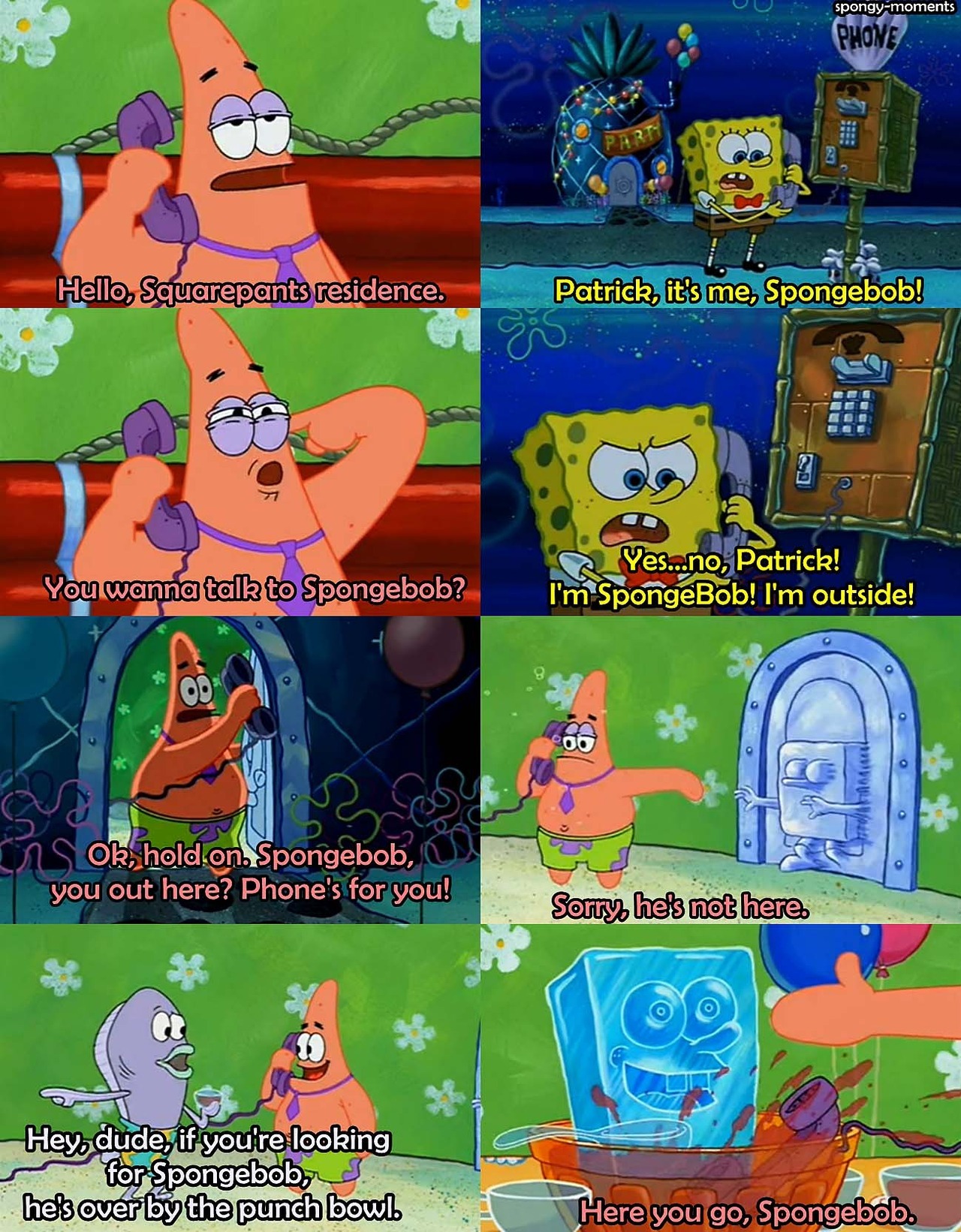 patrick stupid moments