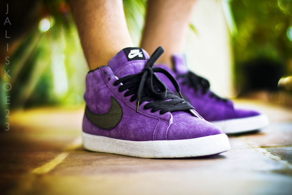 Cuatro A través de alias Nike SB Blazer Mid 'Purple Rain' (by jaliskoe23) – Sweetsoles – Sneakers,  kicks and trainers.