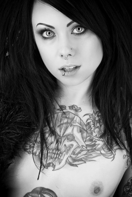 Obsessed by piercings and tattoos