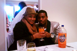 husssel:  bitchiethoughts:  nippiminaj:  gayoak:  is this seriously a picture of kel and his wife at their wedding with some orange soda because i am sO DONE  D O N E  lmao   