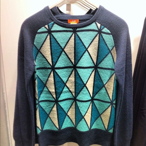 teenvogue:  Op Art knits at Joe Fresh Photographed by Naomi Nevitt
