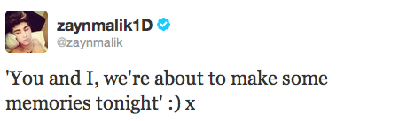 nmotdirectioner:  So Zayn really did tweet lyrics to LWWY 
