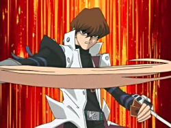 martininamerica:  It kinda looks like Kaiba had plastic surgery to turn one of his hands into a duel disk, and everything went horribly wrong.