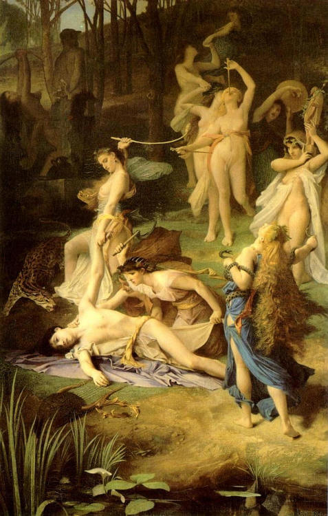 blacksatindancer:La muerte de Orfeo by: Emile Levy ( 1826- 1890)Academicismo Museo de Orsay. ParísLa