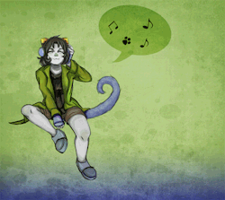 simonadventure:  Click for high-resA sort of follow up to my BroadwayAradia one. I worked forever to try and get these timed right but tumblr just starts them whenever it wants. So Nepeta will either be getting upset at Equius because they were singing