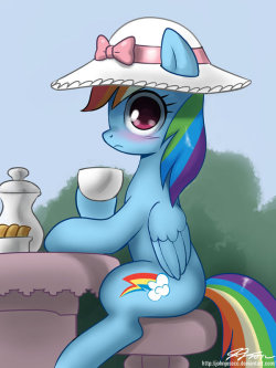 naxo-beer-express:  Tea Party Dashie by *johnjoseco