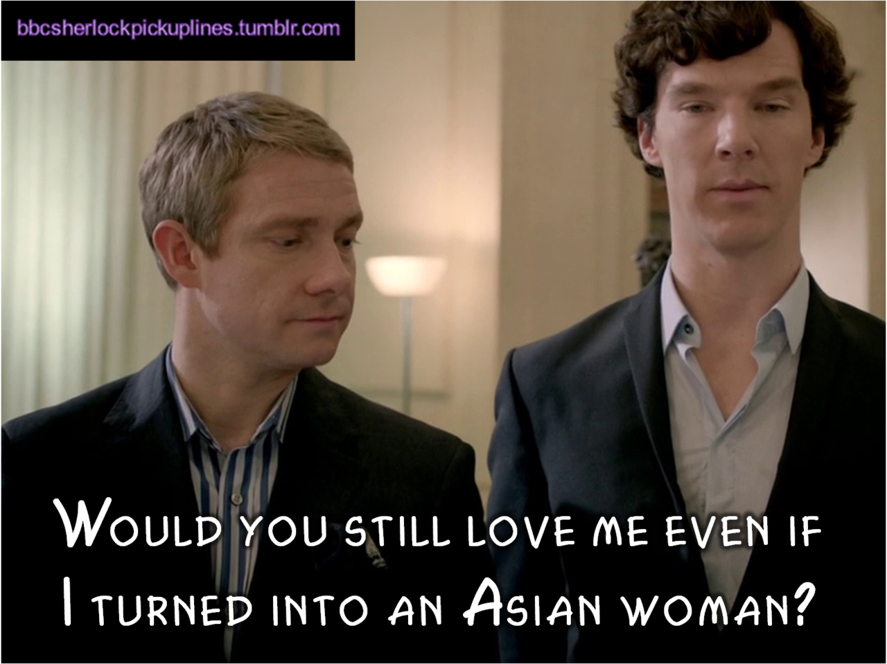 &ldquo;Would you still love me even if I turned into an Asian woman?&rdquo;