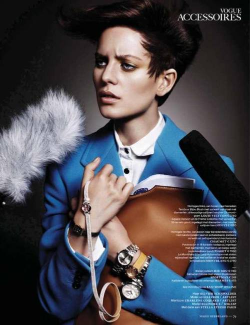 billidollarbaby:Ellinore Erichsen for Vogue Netherlands October 2012 