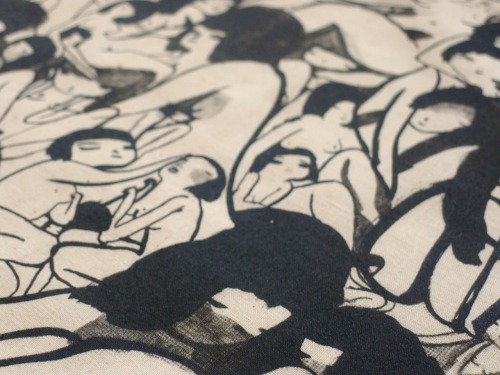monicatramos:  ladies, ladies, ladies tote bag. - The shop is open! If anyone remembers that naked dance party drawing I made I while back, here it is again. I’ll be posting more items soon! This is a web portal to the store —> (◡‿◡✿)