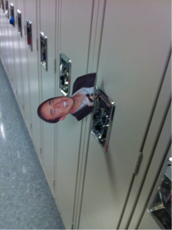 genderfather:  I COME TO SCHOOL TO THIS ON MY LOCKER 