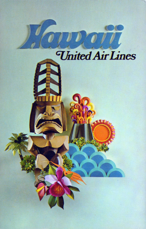 c86:  Hawaii | United Air Lines postcard via It’s Better Than Bad