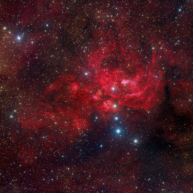 leviathan8:
“ The Lobster Nebula
“ For reasons unknown, NGC 6357 is forming some of the most massive stars ever discovered. Near the more obvious Cat’s Paw nebula, NGC 6357 houses the open star cluster Pismis 24, home to these tremendously bright and...