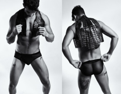 OBSIDIAN PROJECT (Maor with crocodile vest) | photography by landis smithers