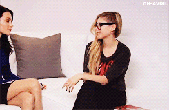  Avril Talks Abbey Dawn, Wedding at NYFW 09/12/2012   