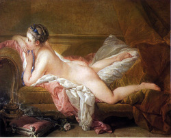 joe-bondi-beach-stories:  &ldquo;Blonde Odalisque&rdquo; (1752), Francois Boucher, Alte Pinakothek, Munich. 