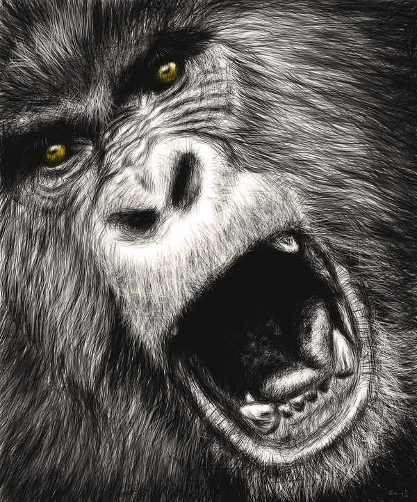 devidsketchbook:  UNGRY ANIMALS SERIES Artist Samy Halim  This is a series of a