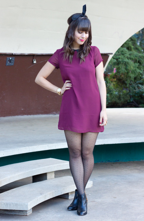 (via ADVENTURES IN FASHION!: {Oxblood Week} The Dress…)