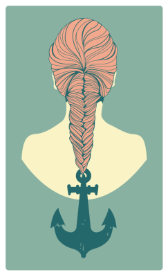 just-art:  Fish and Anchor by VenettaArtist: Society6