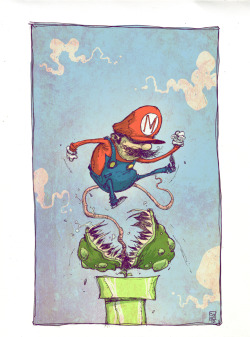 Mario by Skottie Young