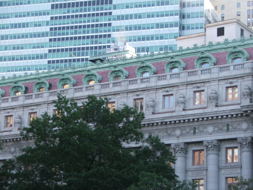 The Custom House in Lower Manhattan near Bowling Green. One of the largest Beaux-Arts buildings in t