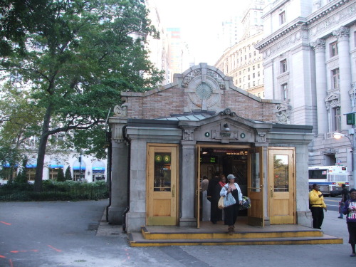 The Bowling Green subway station was built as the Battery Park Control House in 1905. Built in the F