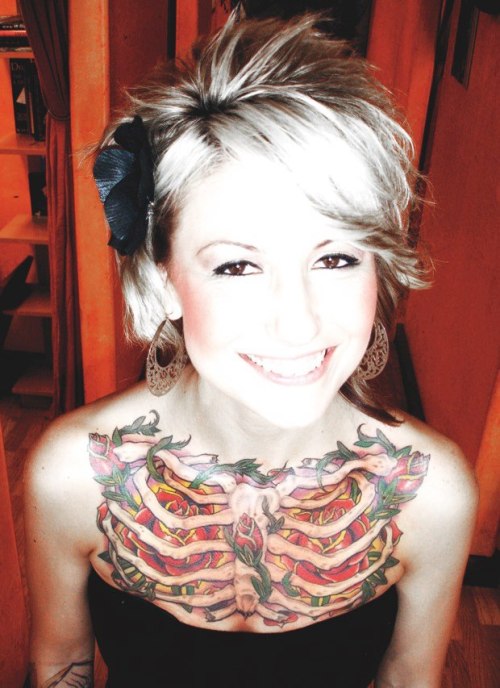 maryjaneismehbabe:  Sweet ass chest piece(: 