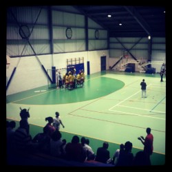 les gagnant du soir match handball (Pris avec Instagram)