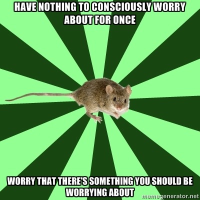 mentalillnessmouse: [Image: 18-piece green-coloured background with a common house mouse. Top text r
