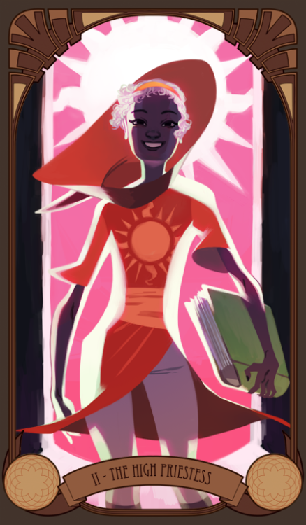 soupss:so I redid my high priestess card! thank goodness because dang look at this orginaloh my lord