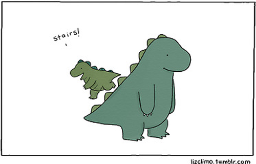 veehoffman:  I just got punched in the feels by comic dinosaurs. 