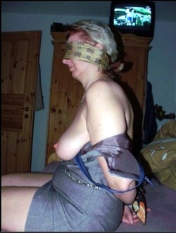 Bigjohn181:  Mom Loved Being Blindfolded And Used ! Meant She Did Not Feel Guilt